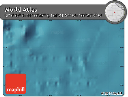 Satellite Map of the Area around 11° 51' 9" S, 134° 13' 29" W