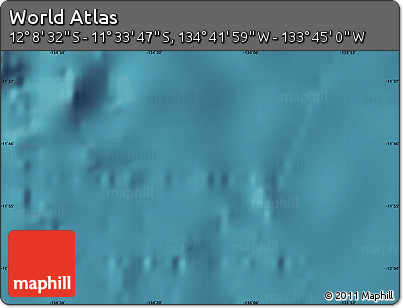 Satellite Map of the Area around 11° 51' 9" S, 134° 13' 29" W