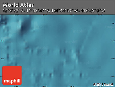 Satellite Map of the Area around 11° 51' 9" S, 134° 13' 29" W
