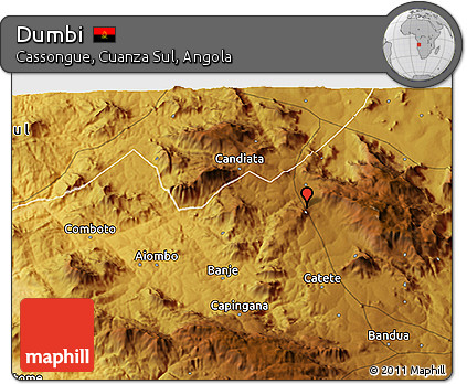 Physical 3D Map of Dumbi