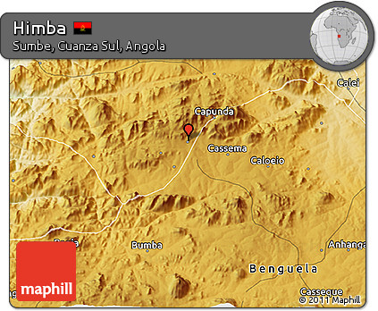 Physical 3D Map of Himba