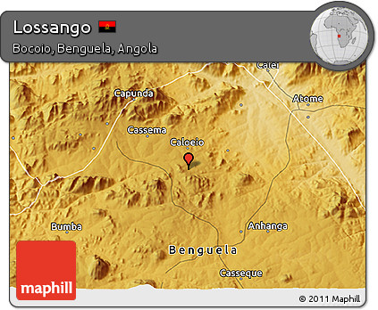 Physical 3D Map of Lossango