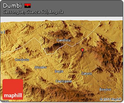 Physical 3D Map of Dumbi