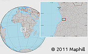 Gray Location Map of Singualele