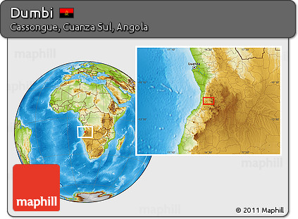 Physical Location Map of Dumbi