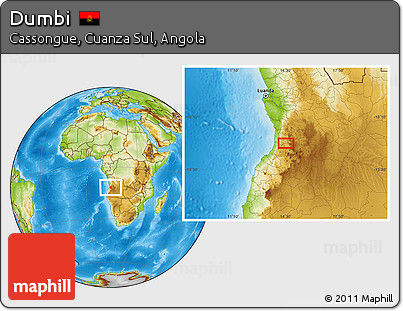 Physical Location Map of Dumbi