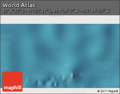 Satellite 3D Map of the Area around 11° 51' 9" S, 157° 10' 30" W