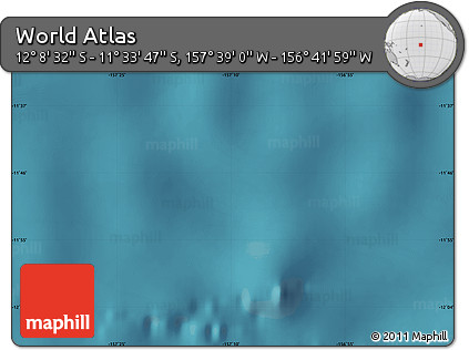 Satellite Map of the Area around 11° 51' 9" S, 157° 10' 30" W