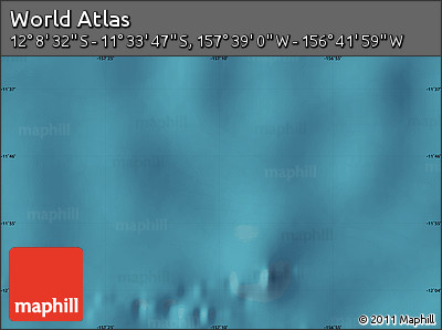 Satellite Map of the Area around 11° 51' 9" S, 157° 10' 30" W
