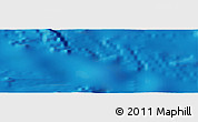Physical Panoramic Map of the area around 11° 51' 9" S, 158° 52' 30" W
