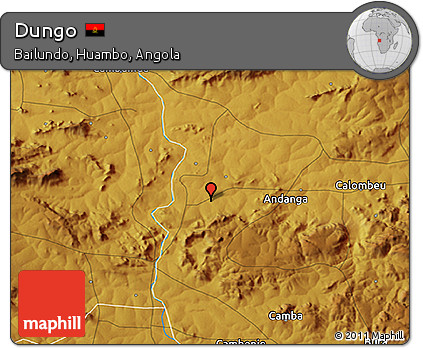 Physical 3D Map of Dungo