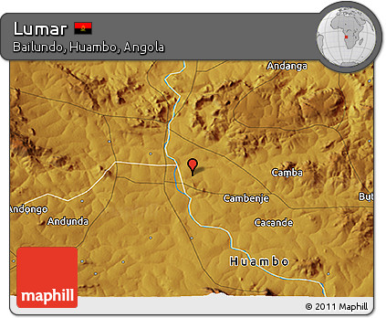 Physical 3D Map of Lumar