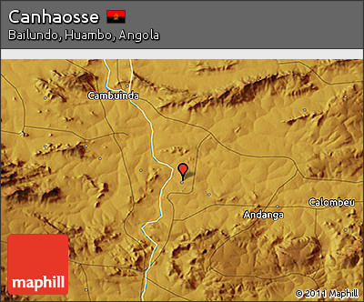Physical 3D Map of Canhaosse