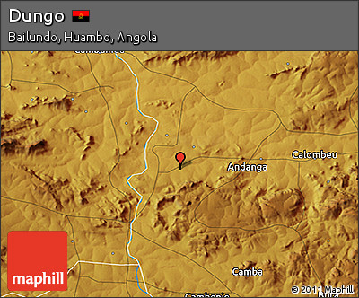 Physical 3D Map of Dungo