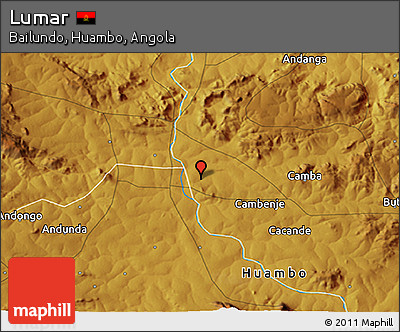 Physical 3D Map of Lumar