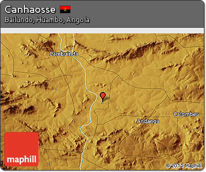 Physical 3D Map of Canhaosse
