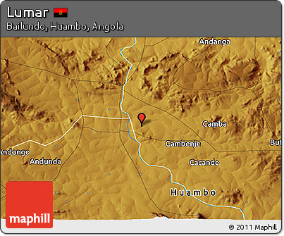 Physical 3D Map of Lumar
