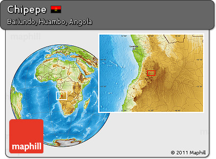 Physical Location Map of Chipepe