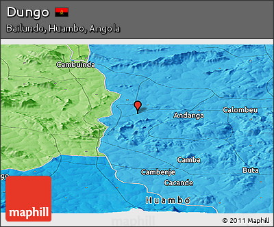 Political Panoramic Map of Dungo