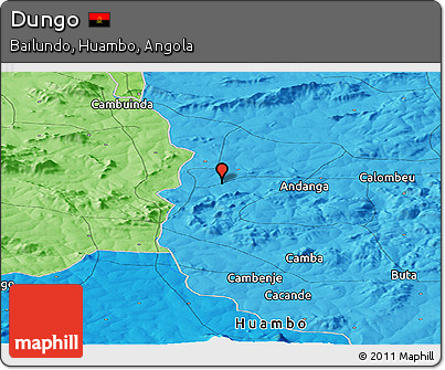 Political Panoramic Map of Dungo