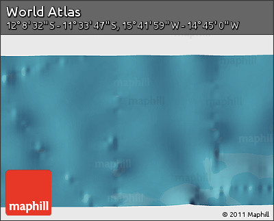 Satellite 3D Map of the Area around 11° 51' 9" S, 15° 13' 29" W