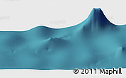 Satellite Panoramic Map of the area around 11° 51' 9" S, 165° 40' 30" W