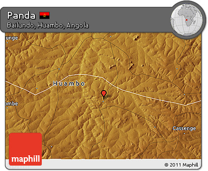 Physical 3D Map of Panda