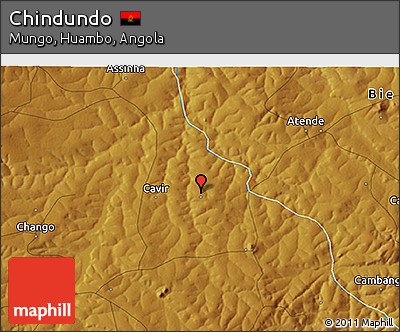 Physical 3D Map of Chindundo