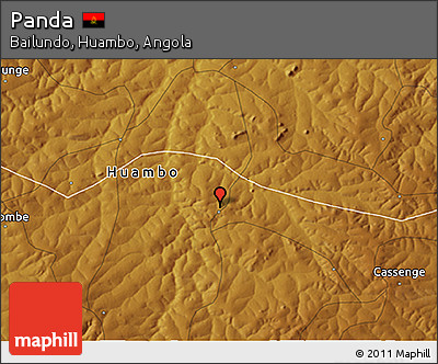 Physical 3D Map of Panda