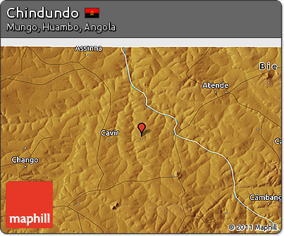 Physical 3D Map of Chindundo
