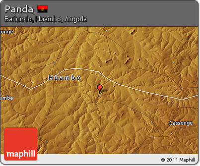 Physical 3D Map of Panda