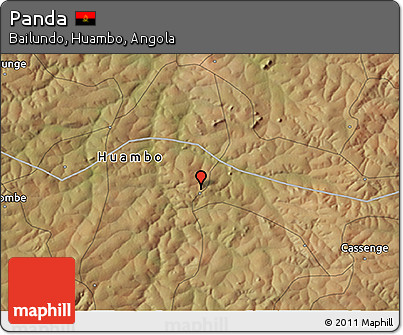 Satellite 3D Map of Panda