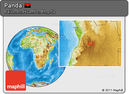 Physical Location Map of Panda