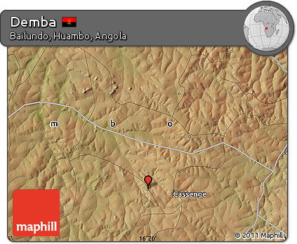 Satellite Map of Demba