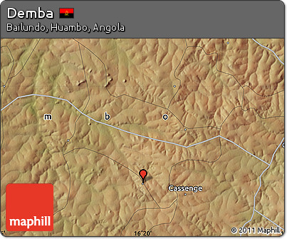 Satellite Map of Demba