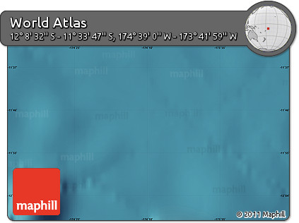 Satellite Map of the Area around 11° 51' 9" S, 174° 10' 30" W