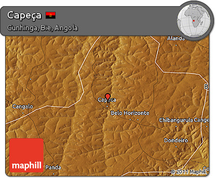 Physical 3D Map of Capeça