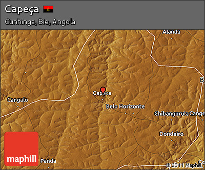 Physical 3D Map of Capeça