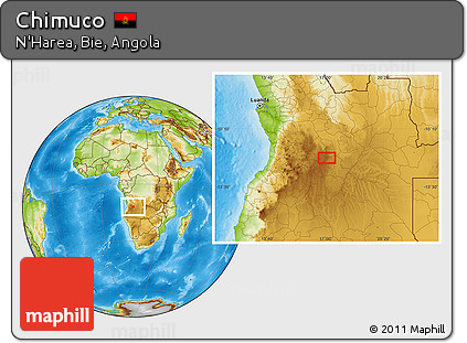 Physical Location Map of Chimuco