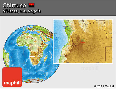 Physical Location Map of Chimuco
