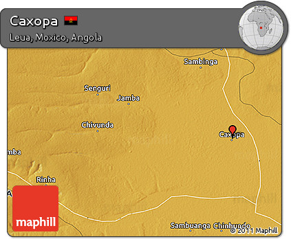 Physical 3D Map of Caxopa