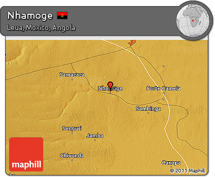 Physical 3D Map of Nhamoge