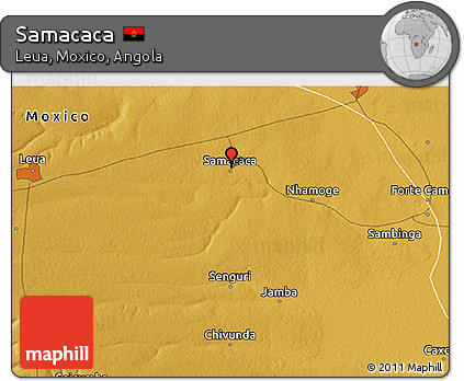 Physical 3D Map of Samacaca