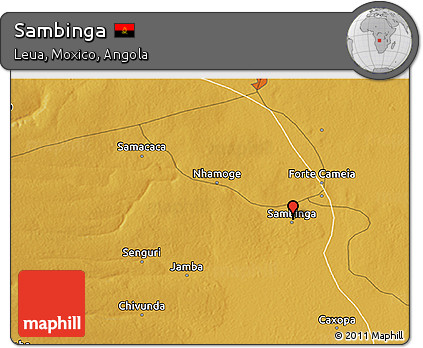 Physical 3D Map of Sambinga