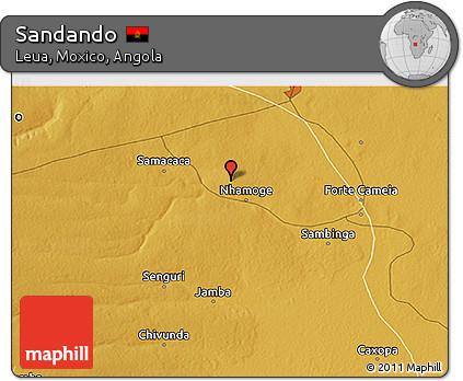 Physical 3D Map of Sandando
