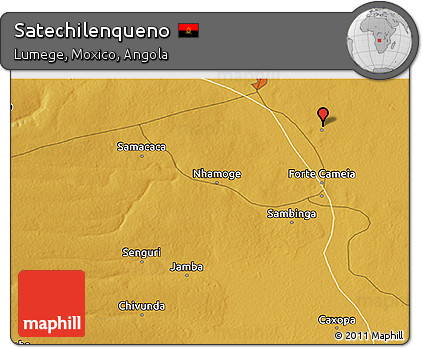 Physical 3D Map of Satechilenqueno