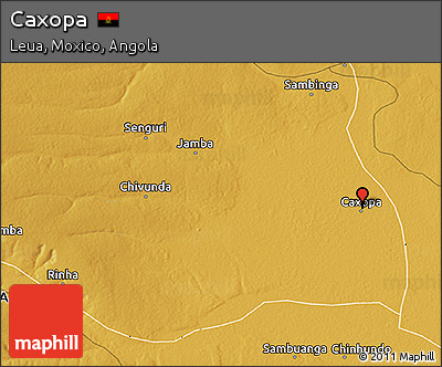 Physical 3D Map of Caxopa