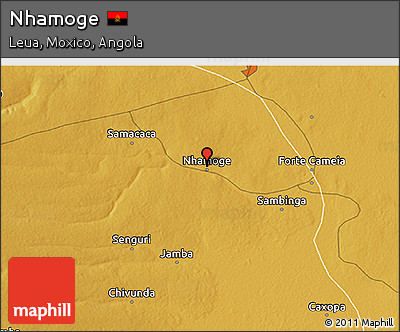 Physical 3D Map of Nhamoge