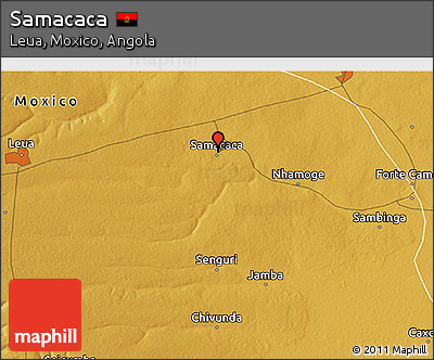 Physical 3D Map of Samacaca