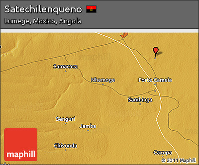 Physical 3D Map of Satechilenqueno